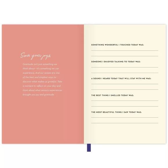 Guided Journal Softcover Sewn Moments of Gratitude - Green Inspired - Picture 4 of 5